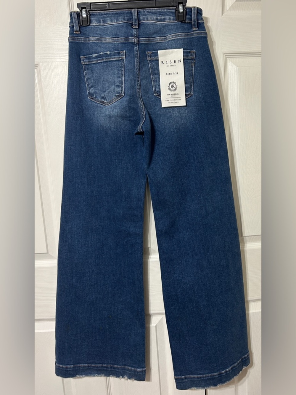 Risen Jeans Sammy High Rise Wide Leg Jeans 5952 NWT Women’s Size 7/28 - Picture 7 of 8